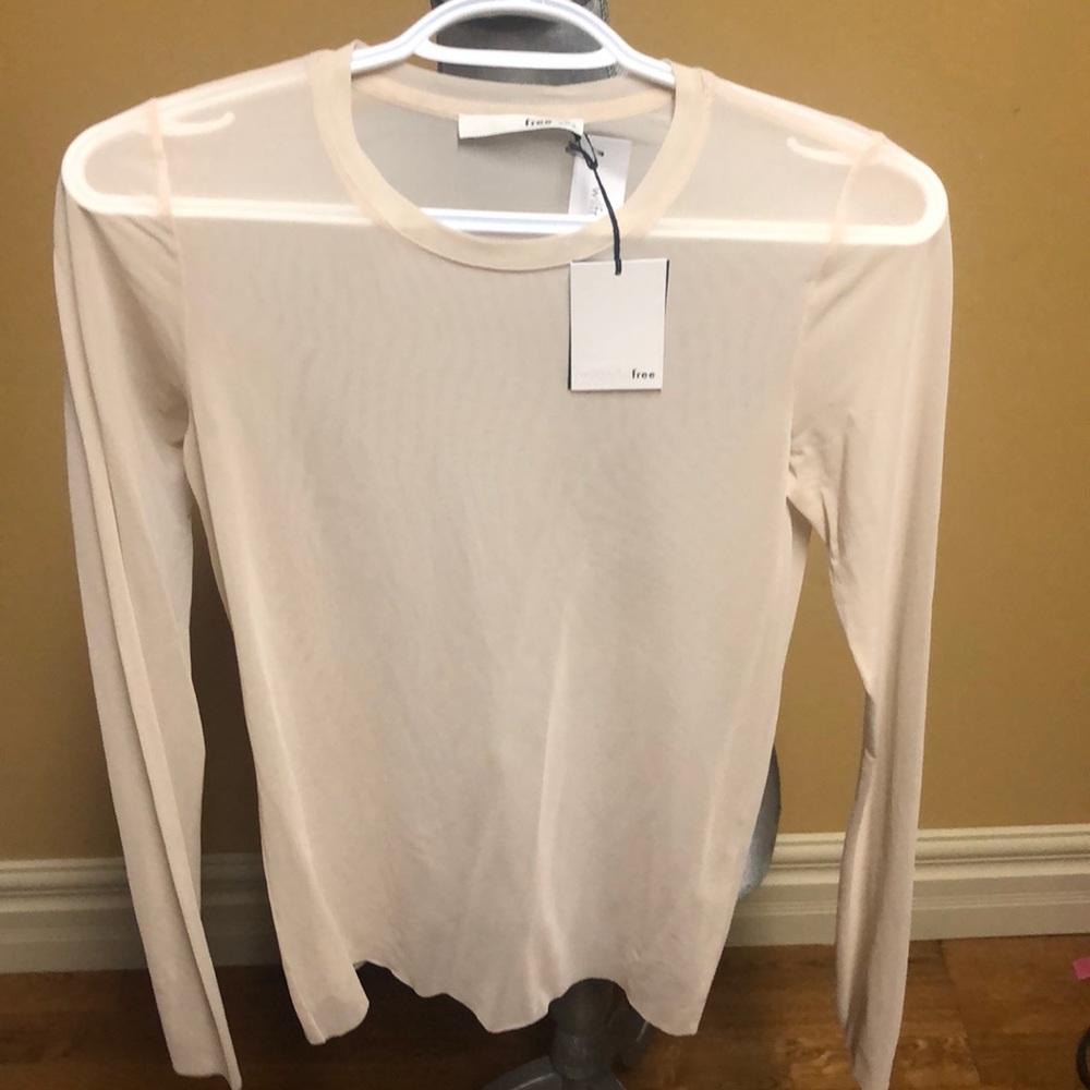 Wilfred Free from Aritzia Mesh Long Sleeve
